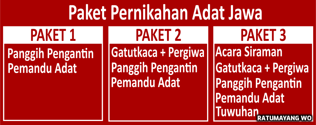 paket pernikahan adat jawa