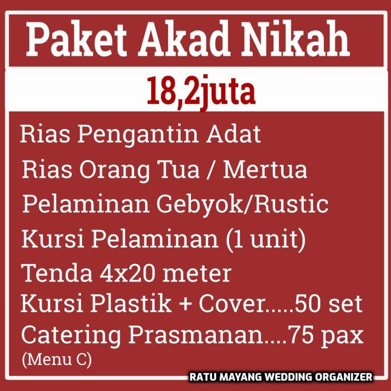 paket akad nikah tangerang